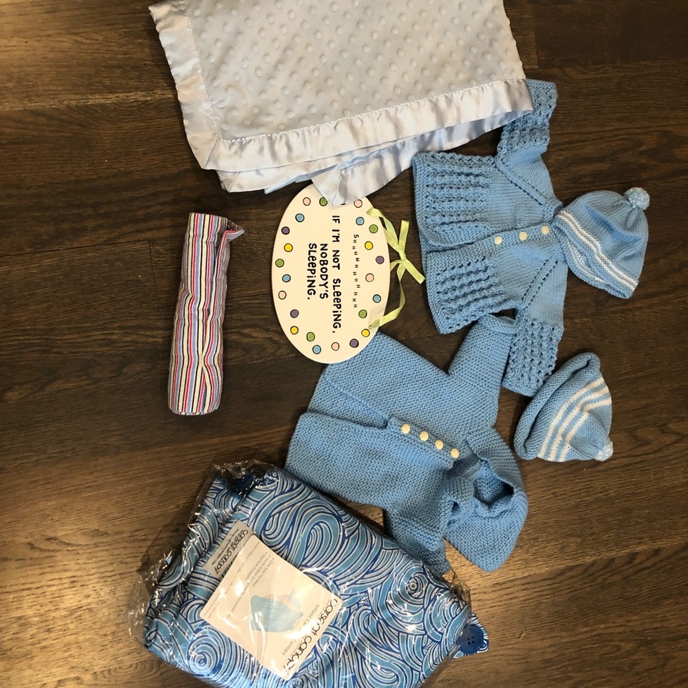 Baby boy blue accessories